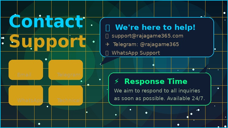 Contact Raja Game Support Team
